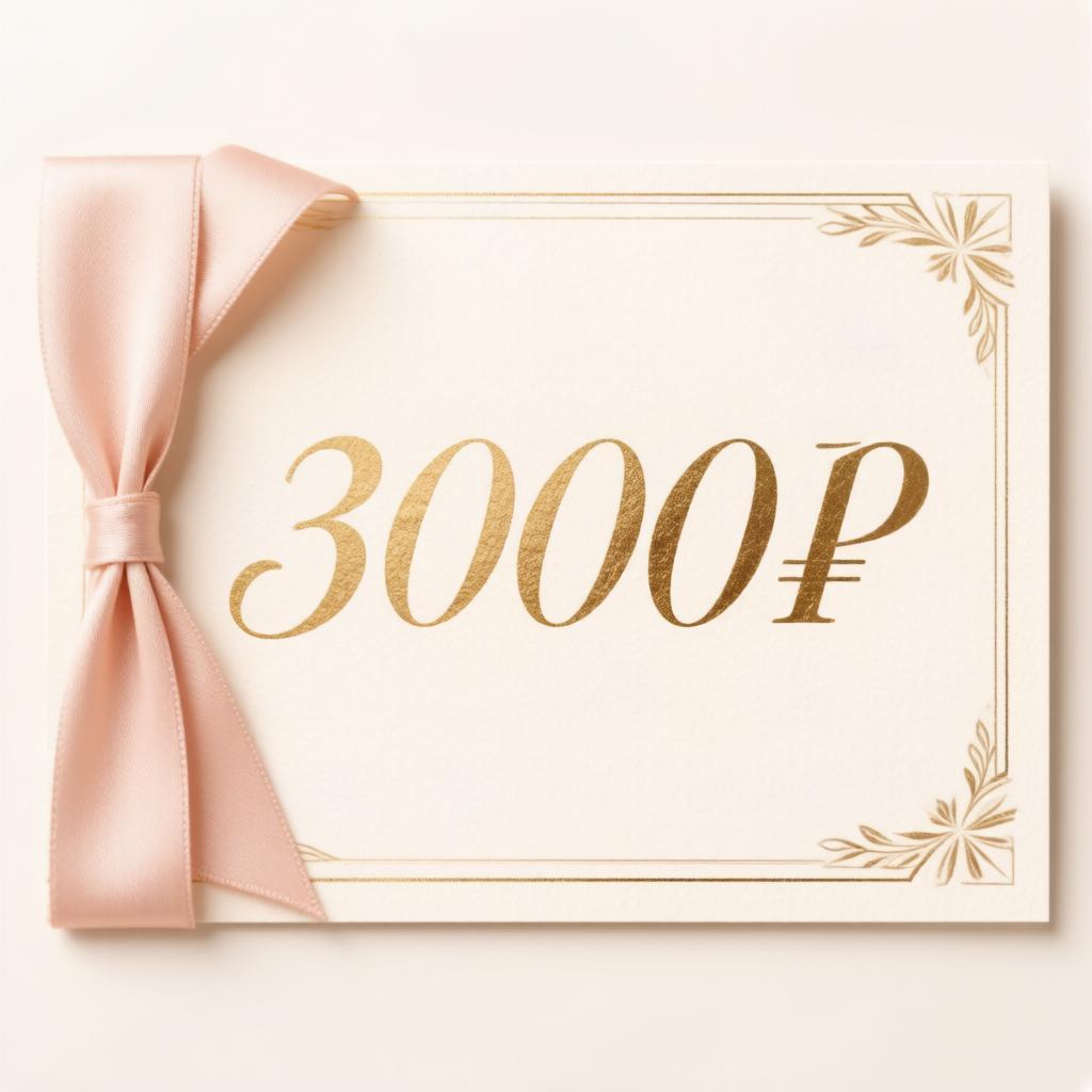 Подарочный сертификат 3000₽