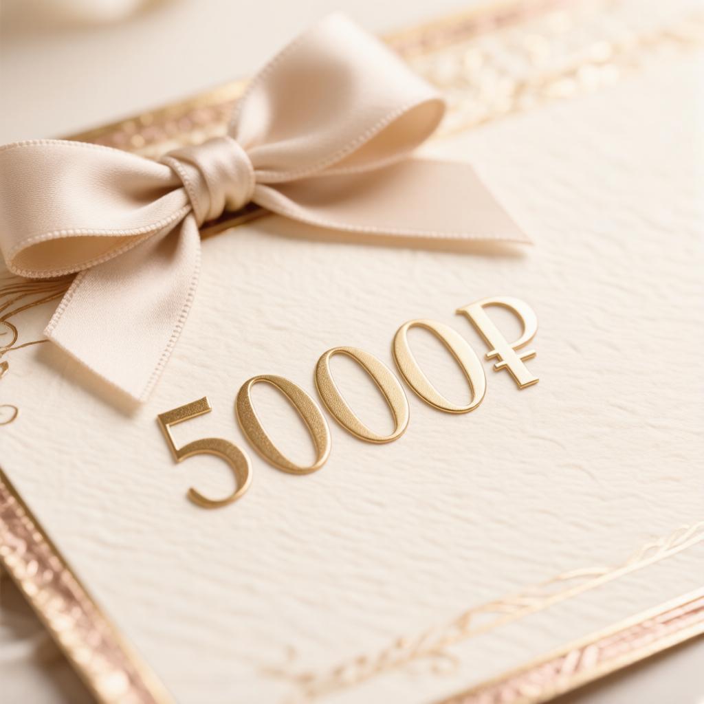Подарочный сертификат 5000₽